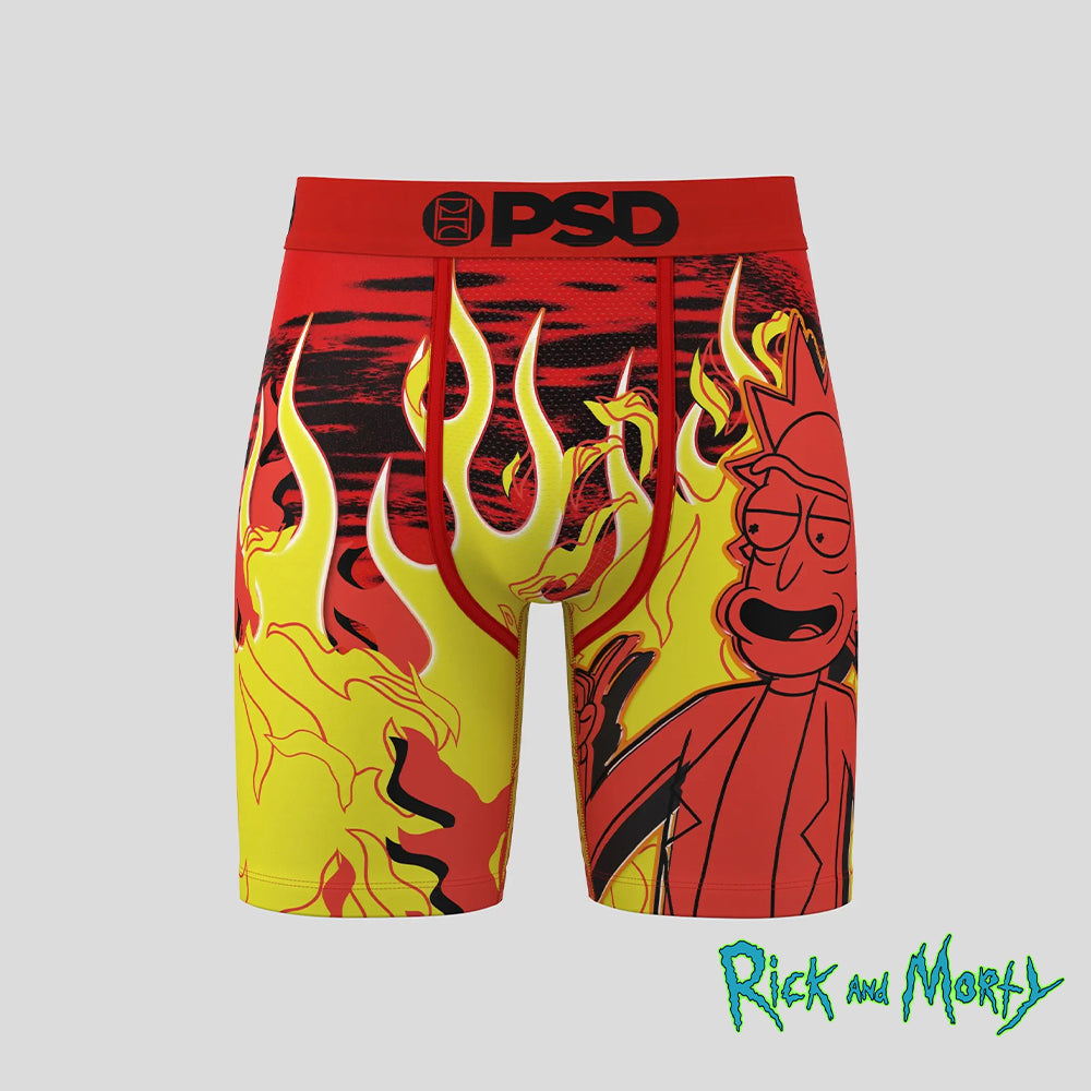 RICK AND MORTY - Boxer Briefs - Hot To The Blast - Red