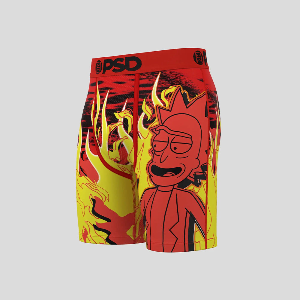 RICK AND MORTY - Boxer Briefs - Hot To The Blast - Red