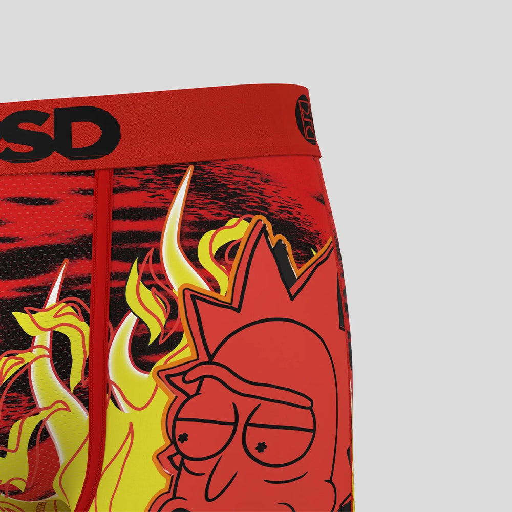 RICK AND MORTY - Boxer Briefs - Hot To The Blast - Red