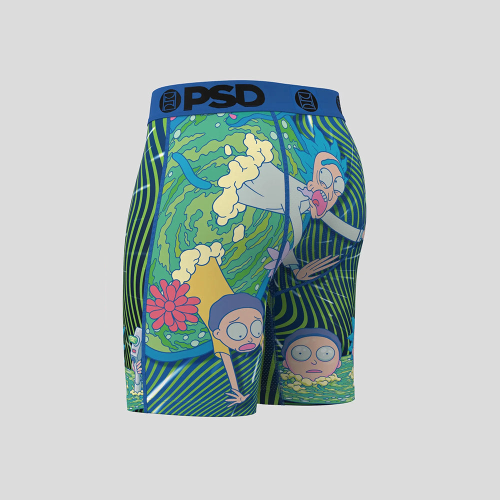 RICK AND MORTY-Boxer Briefs-Laser Wave-Blue