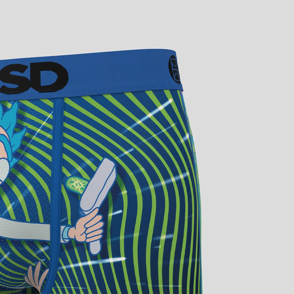 RICK AND MORTY-Boxer Briefs-Laser Wave-Blue