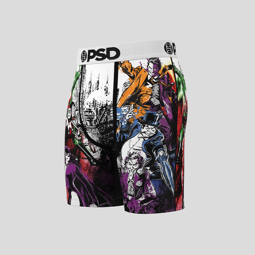 DC- Boxer Briefs-Evil Gaotan City-White