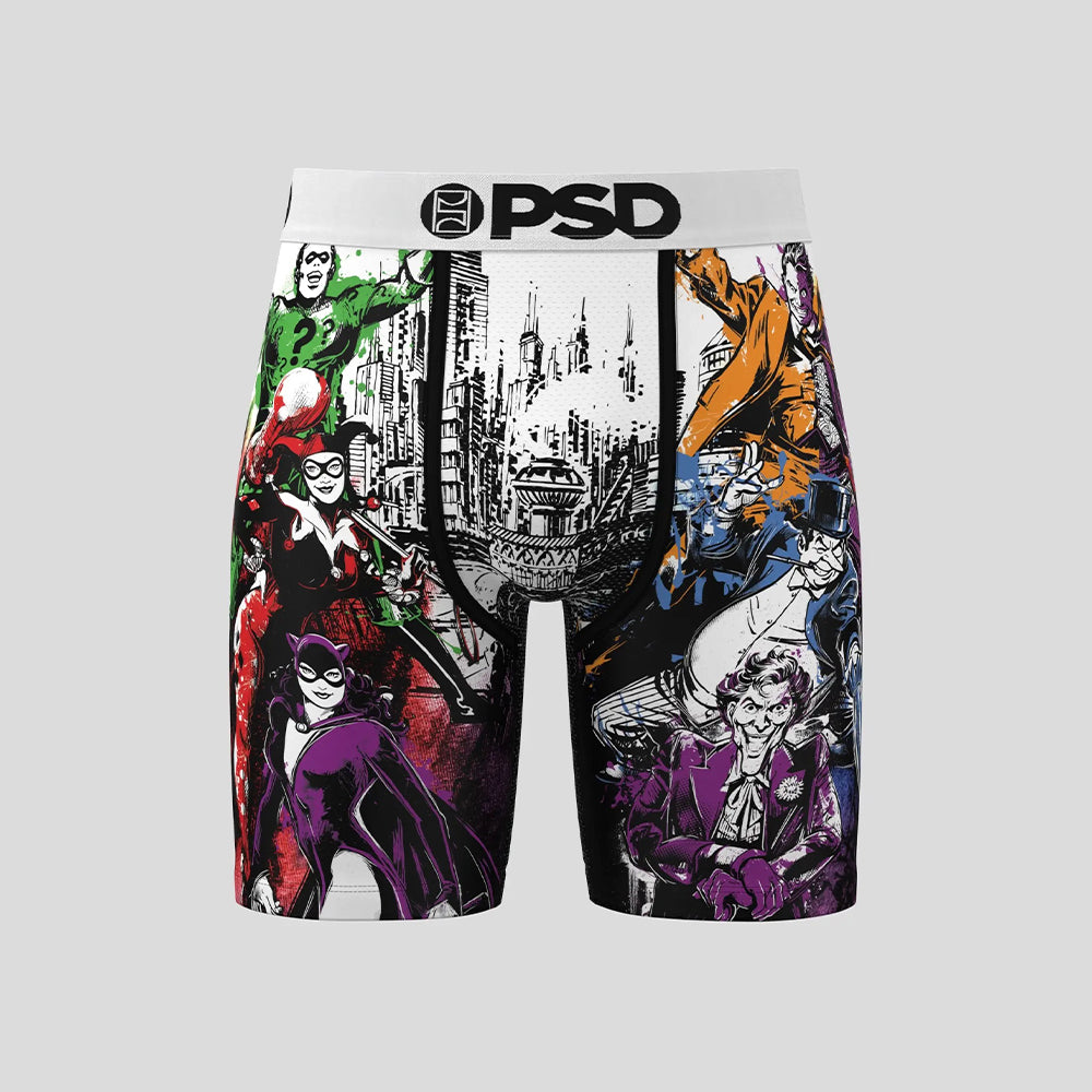 DC- Boxer Briefs-Evil Gaotan City-White