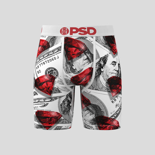 MONEY- Boxer Briefs-Hot Cash-White
