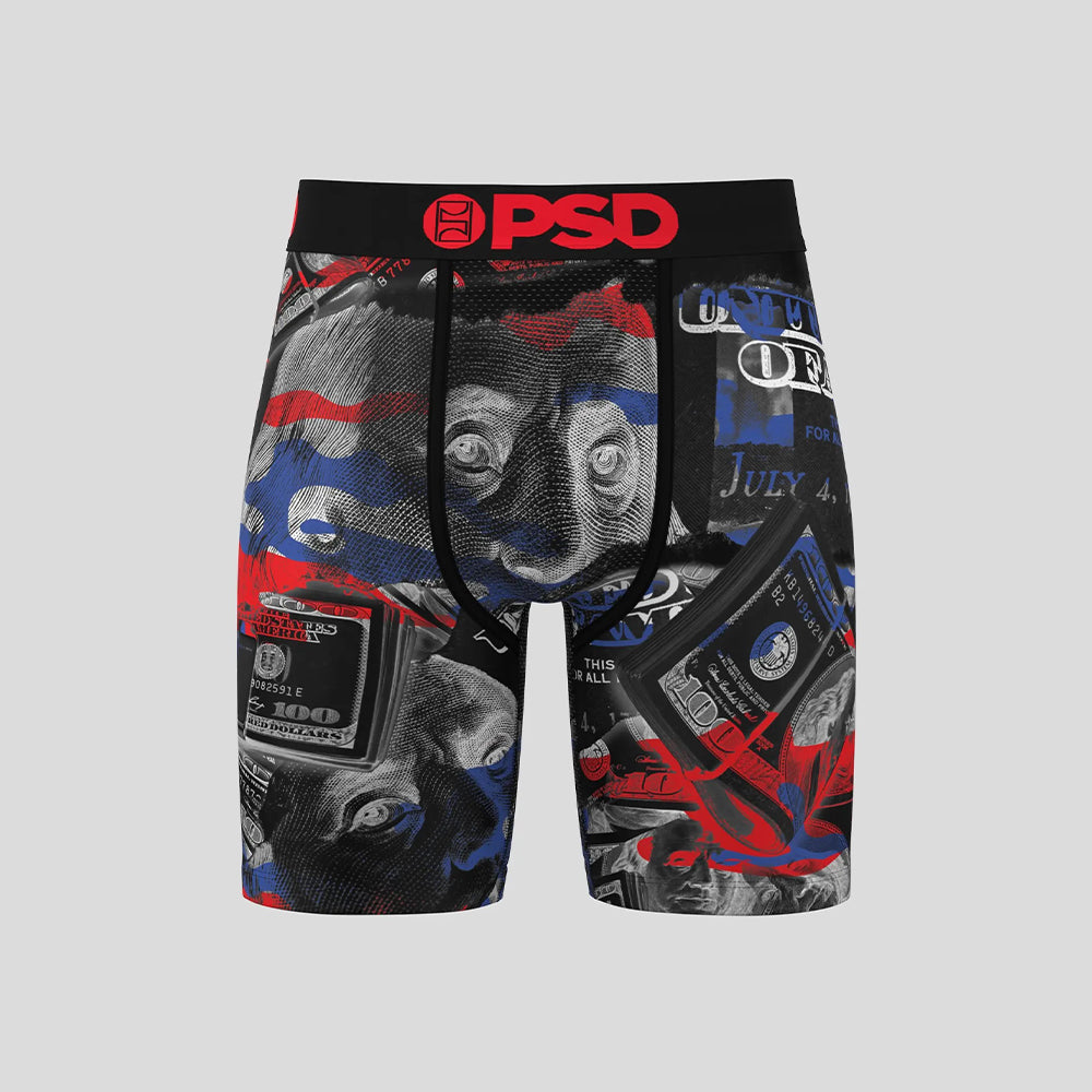 MONEY-Flat Boxer Briefs-United Benjamin-Black