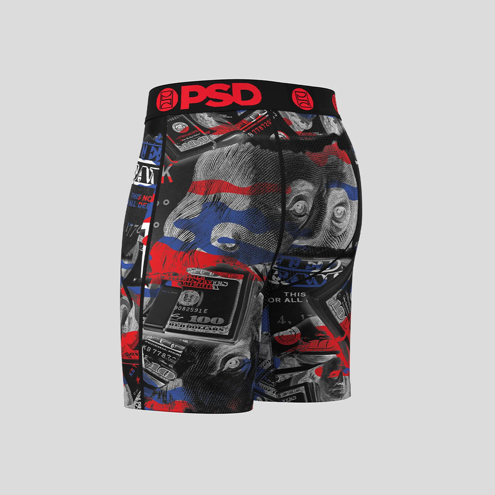 MONEY-Flat Boxer Briefs-United Benjamin-Black