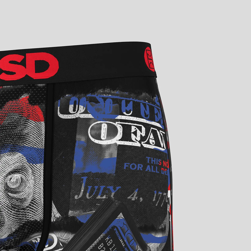 MONEY-Flat Boxer Briefs-United Benjamin-Black