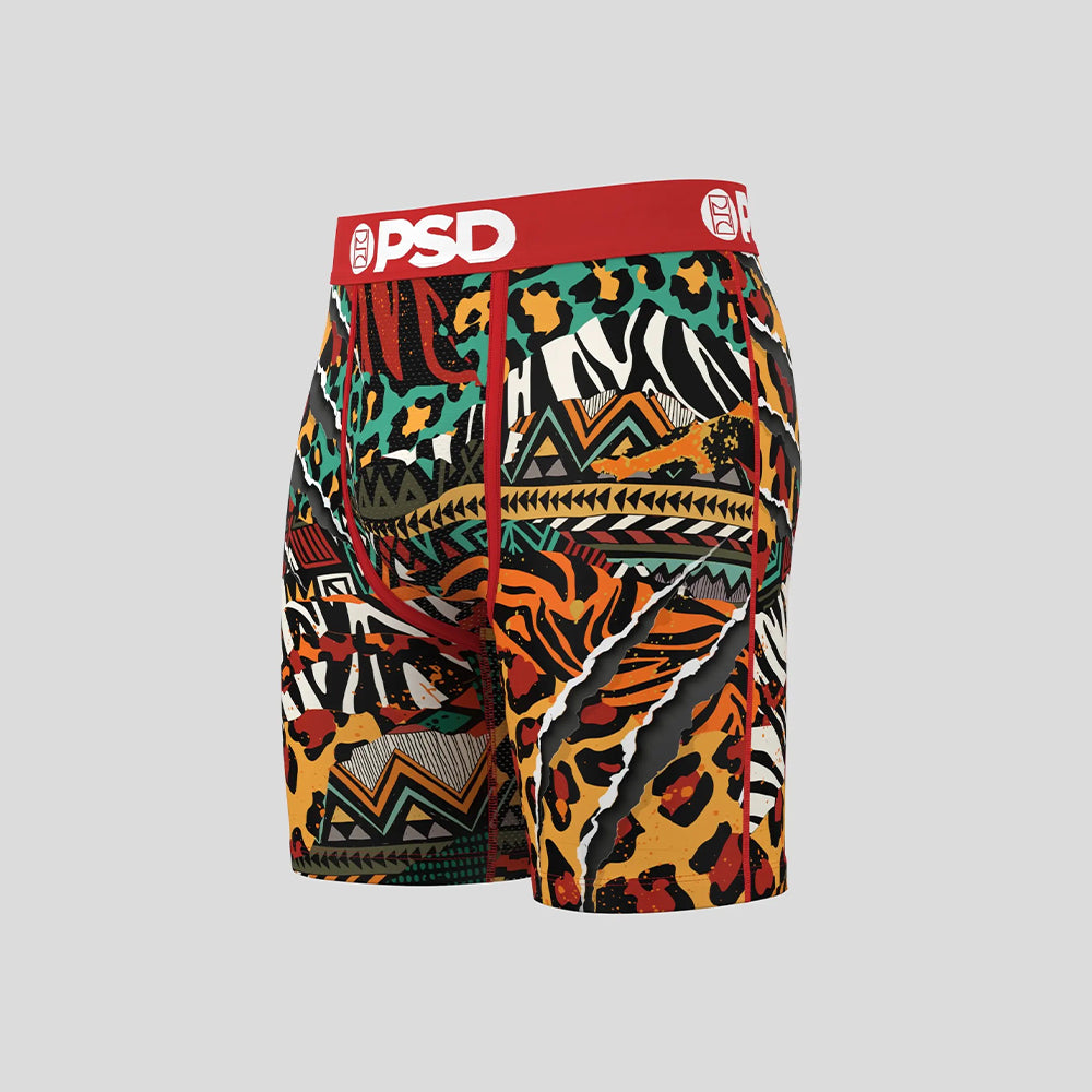 FLORAL-Bracket Boxer Briefs-Jungle Mix Style-Red