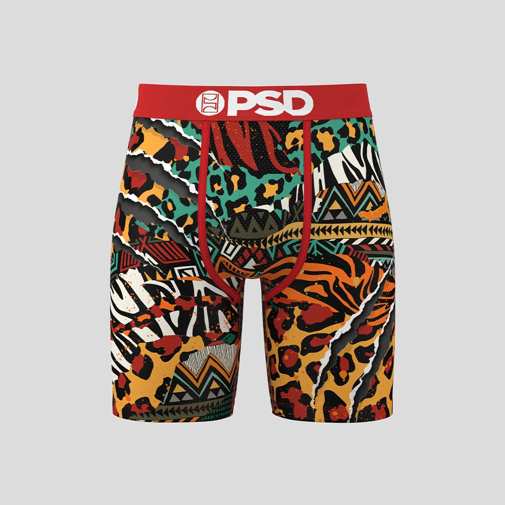 FLORAL-Bracket Boxer Briefs-Jungle Mix Style-Red