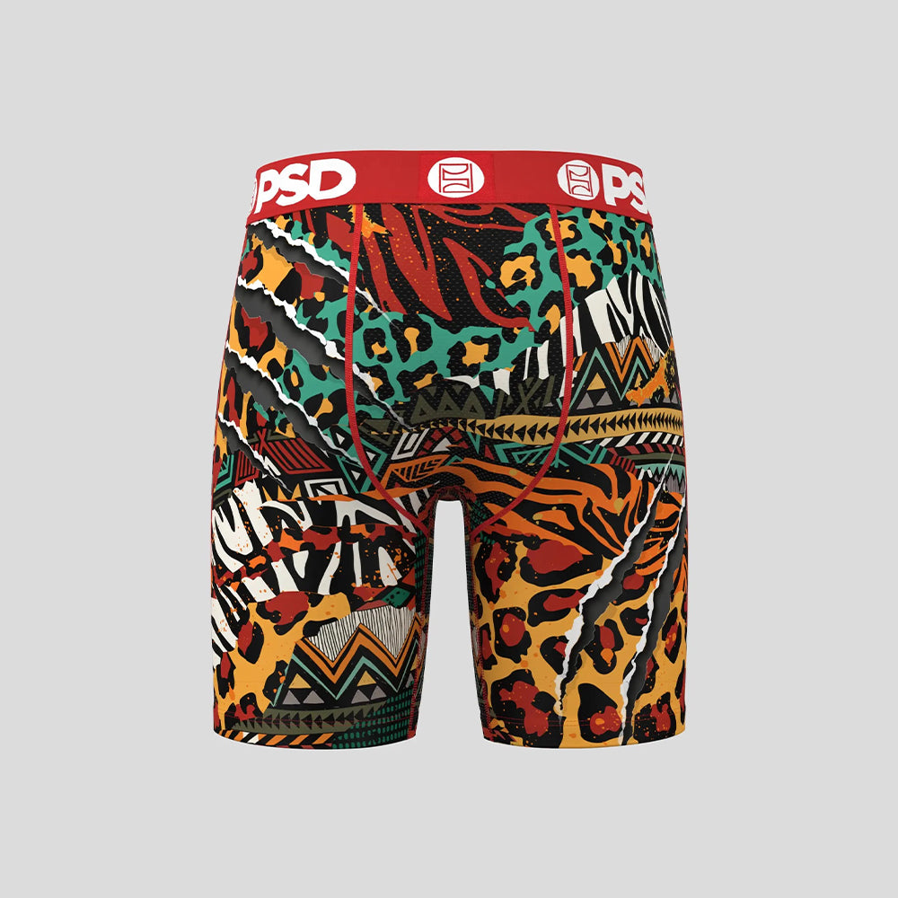 FLORAL-Bracket Boxer Briefs-Jungle Mix Style-Red