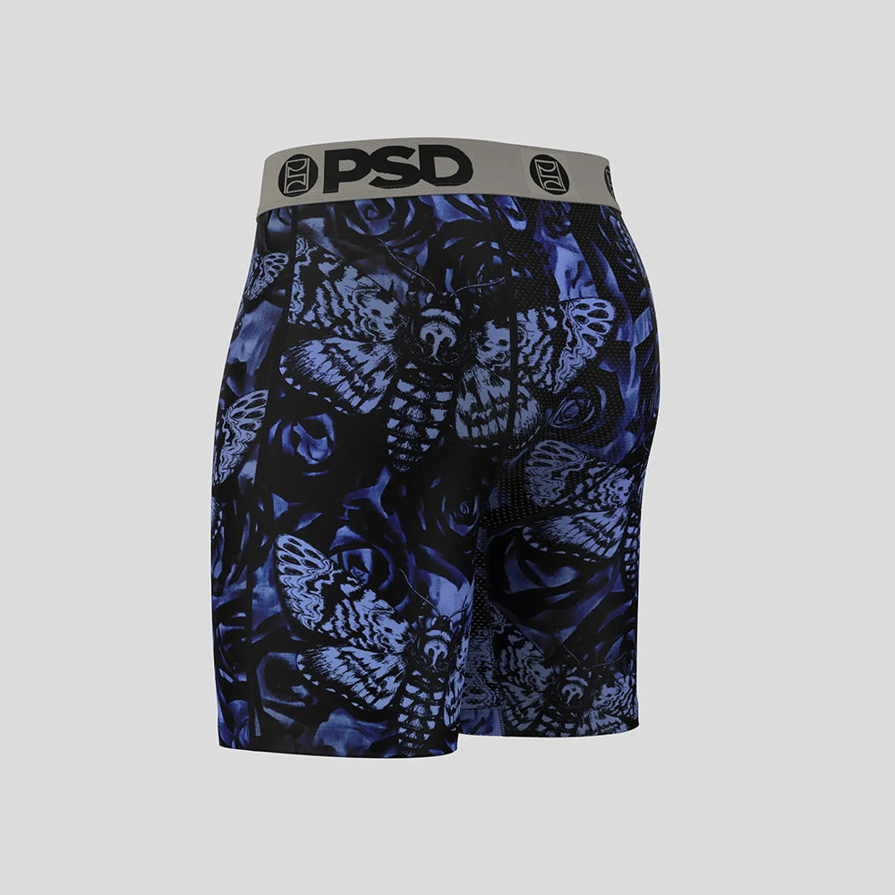 FLORAL-Boxer Briefs-Flowers and Butterflies-Gray