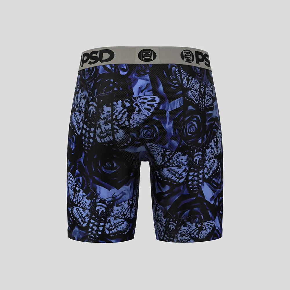 FLORAL-Boxer Briefs-Flowers and Butterflies-Gray