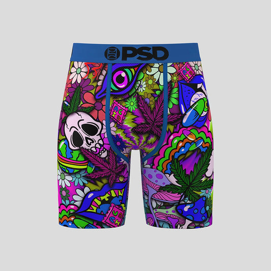 RECREATION-Flat-legged Boxer Briefs-Buzz Buzz-Blue