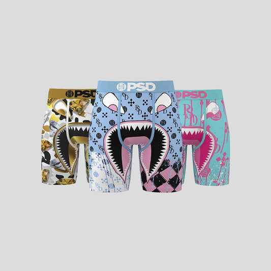 3-Piece Set - Boxer Briefs - Elite Team - Blue