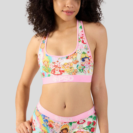 STRAWBERRY SHORTCAKE- Short vest-Retro Strawberry Shortcake-Pink