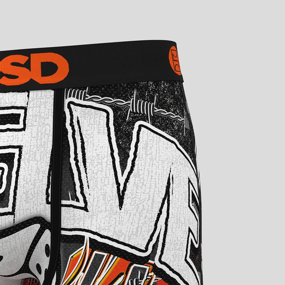 JA MORANT- 平口四角褲 (涼感版型)-骰子樂-橘色