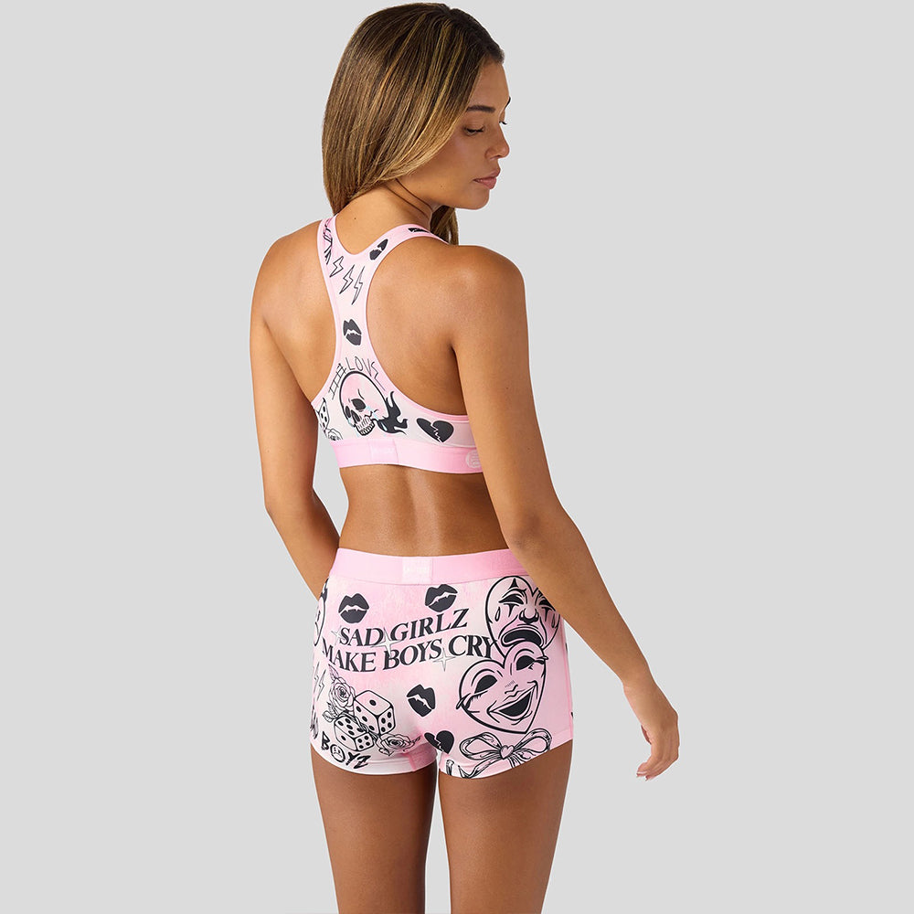 MOVIE- Short Boxer Pants-Scary Movie-Pink