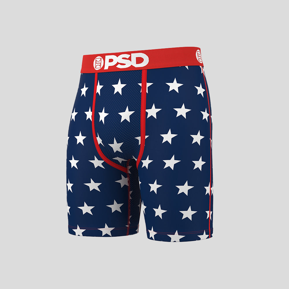 RECREATION- Boxer Briefs-Invincible Stars-Red