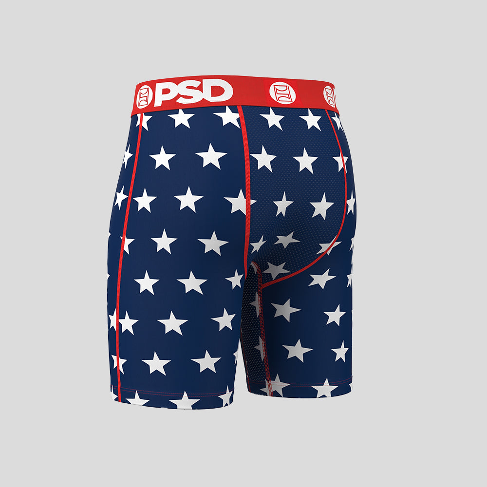 RECREATION- Boxer Briefs-Invincible Stars-Red