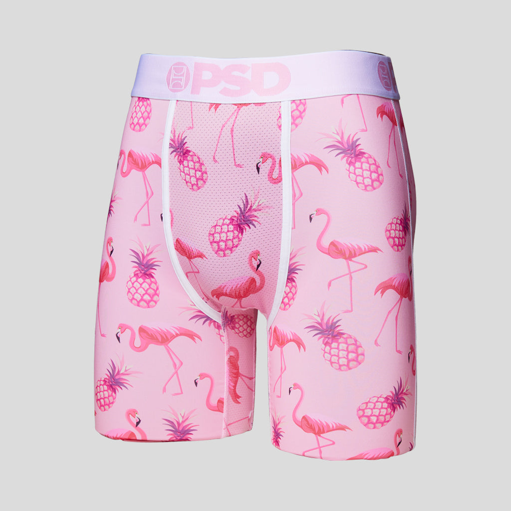 Set of 3 - Boxers - Flamingo & Jungle - Black Pink Blue