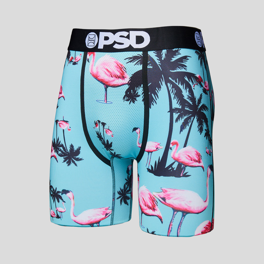 Set of 3 - Boxers - Flamingo & Jungle - Black Pink Blue