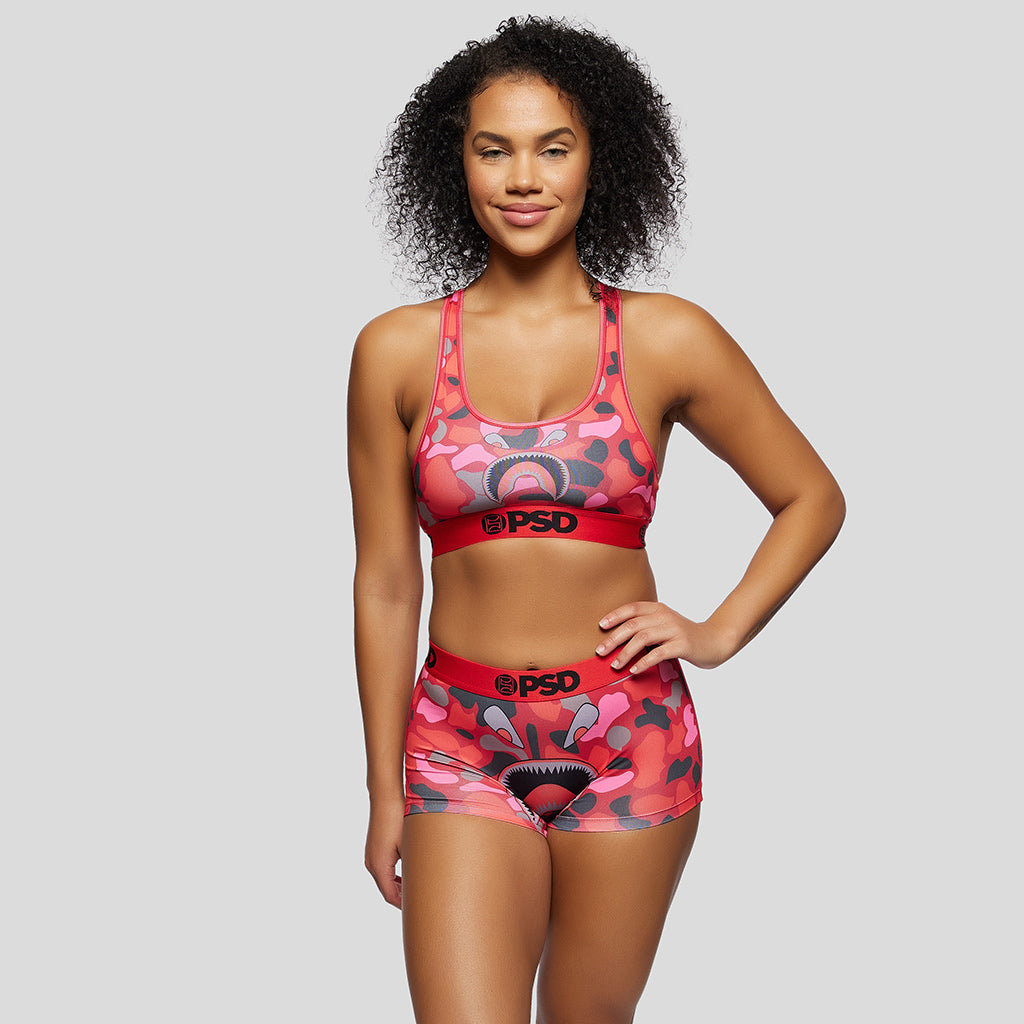 WARFACE- 短版背心-迷紅戰士臉-紅色