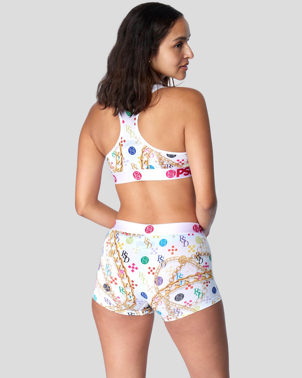 MONEY LUX - Cropped Boxer Pants - Luxurious - White