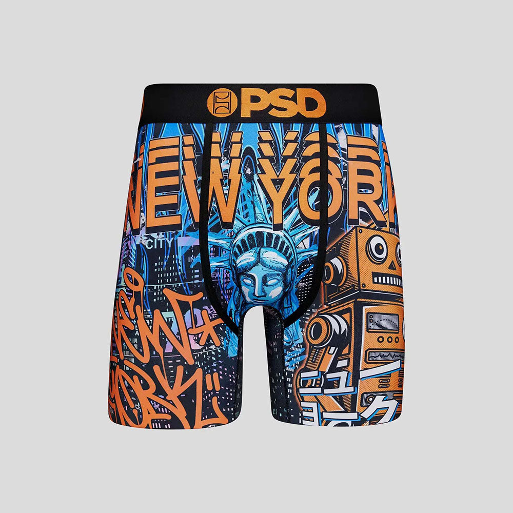 PSD Underwear BANDANA Flat BoxersPaisley PatternBlood Red PSD Underwear 台灣官方網站｜Wear Your Life