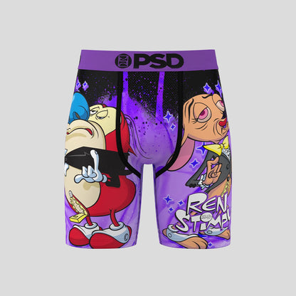 REN AND STIMPY - Boxer Briefs - Little Trouble - Purple