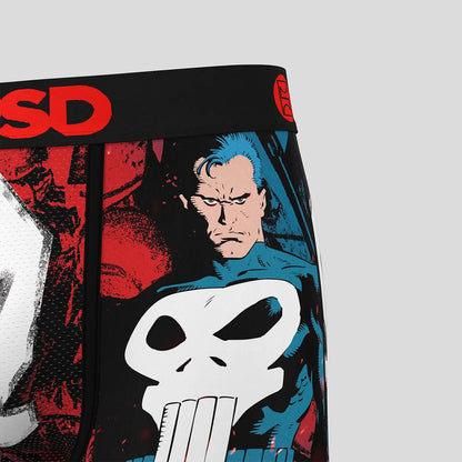 MARVEL- 平口四角褲-漫威制裁者-黑色