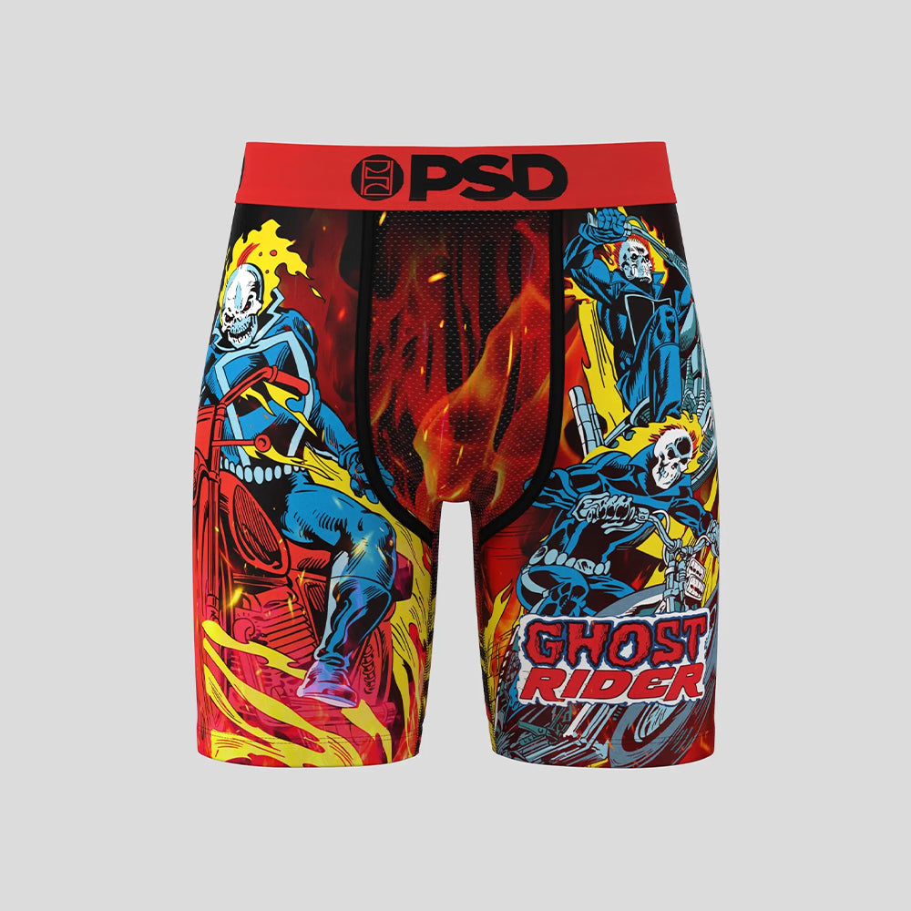 MARVEL- 平口四角褲-惡靈戰警-紅色