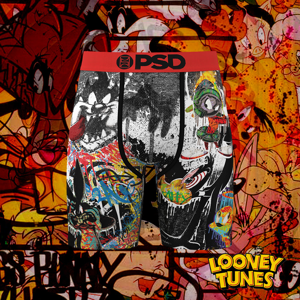 LOONEY TUNES- 平口四角褲-砂石兔兔-紅色