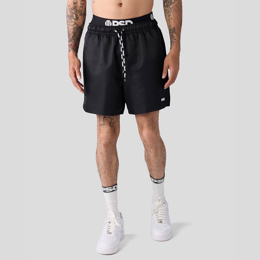 ESSENTIAL- Shorts-Plain Color Series-Black