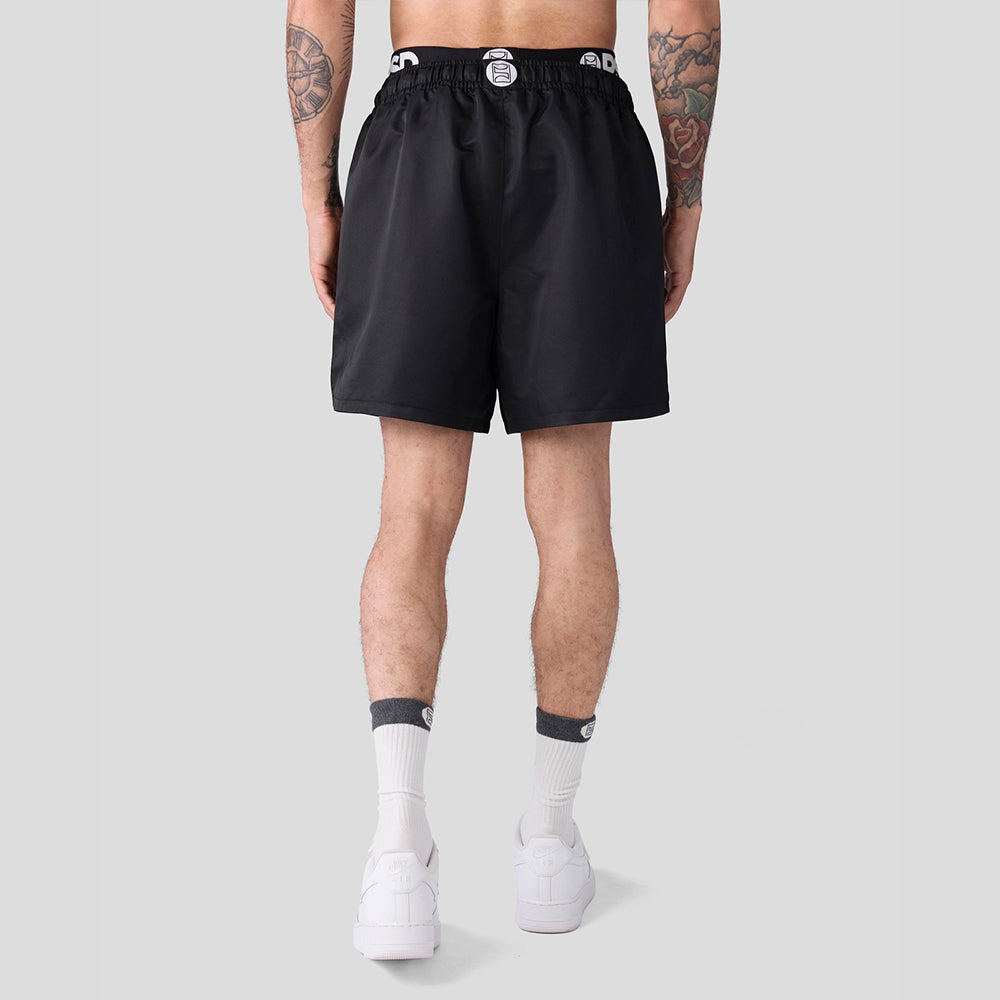 ESSENTIAL- Shorts-Plain Color Series-Black