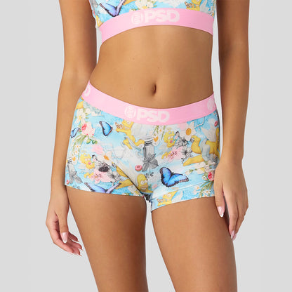 MOVIE- Short Boxer Pants-Scary Movie-Pink