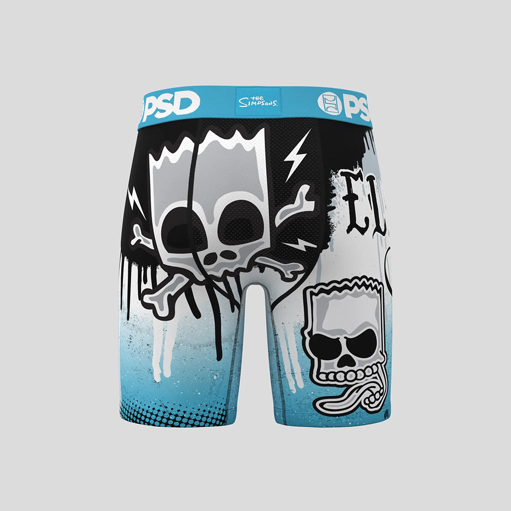 THE SIMPSONS- 平口四角褲-硬派霸子-藍色