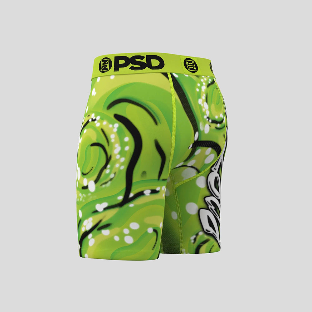 RICK AND MORTY- 平口四角褲-傳送門-綠色