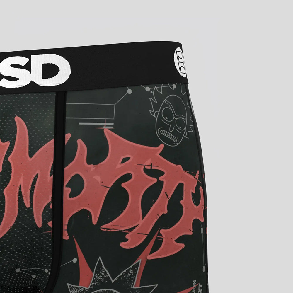 RICK AND MORTY- 平口四角褲-RICK 2000-黑色