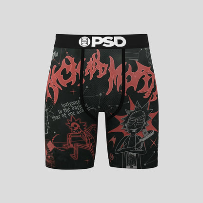 RICK AND MORTY- 平口四角褲-RICK 2000-黑色