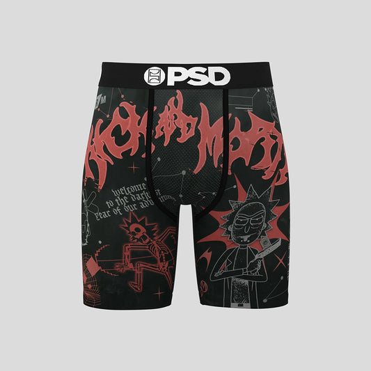 RICK AND MORTY- 平口四角褲-RICK 2000-黑色