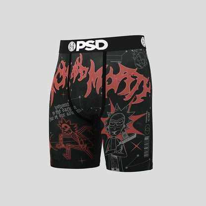 RICK AND MORTY- 平口四角褲-RICK 2000-黑色