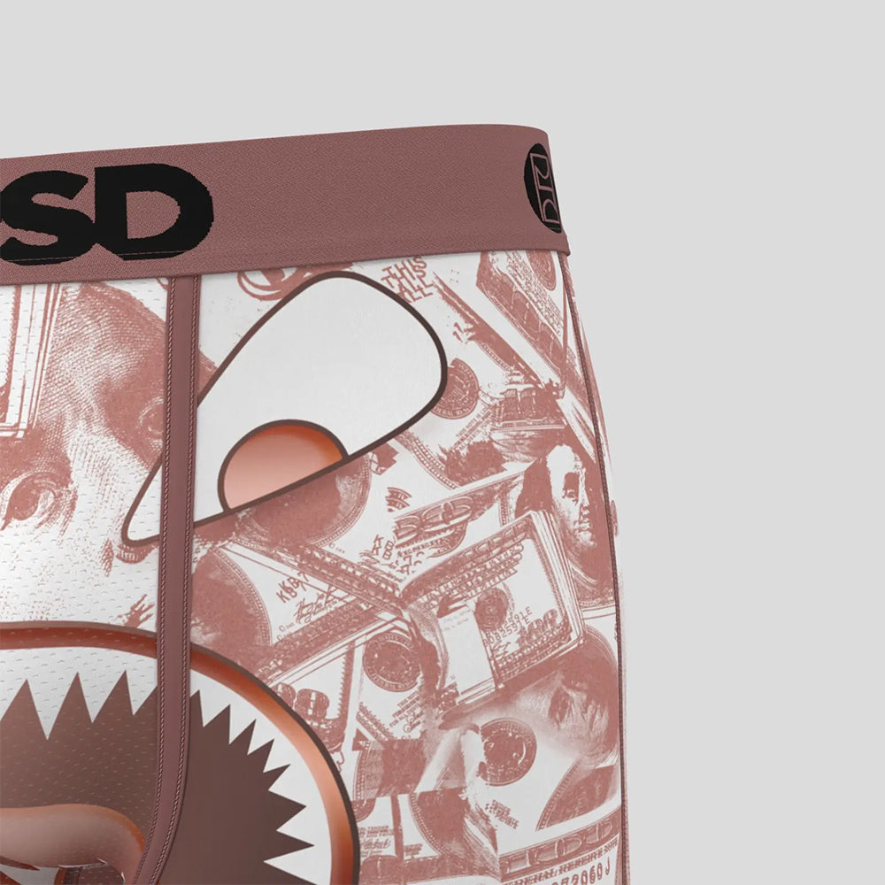 WARFACE- 平口四角褲-拓印中-粉色