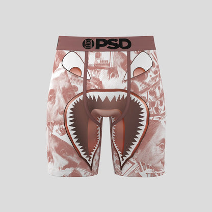 WARFACE- 平口四角褲-拓印中-粉色