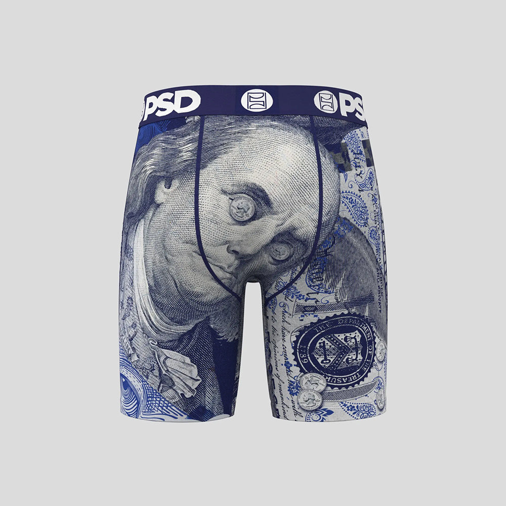 WARFACE- 平口四角褲-飢餓班哲明-藍色