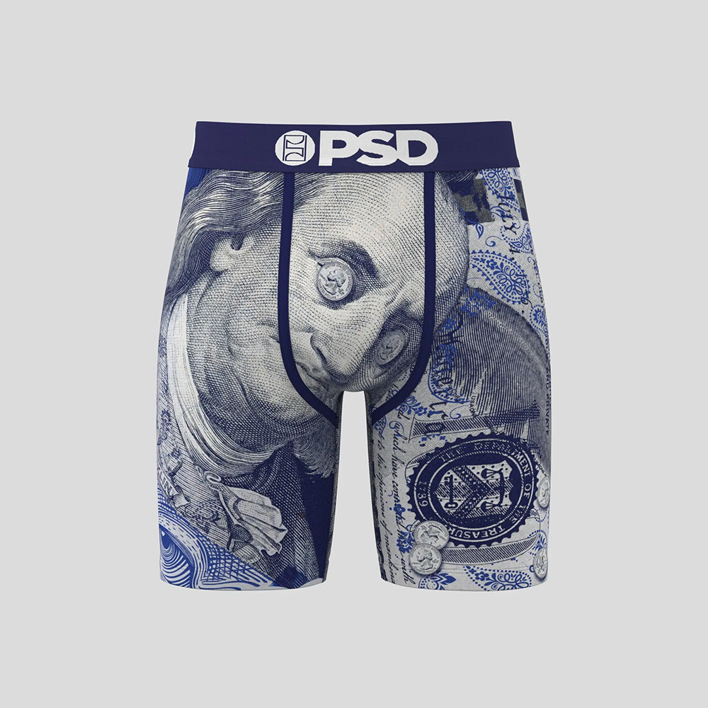 WARFACE- 平口四角褲-飢餓班哲明-藍色