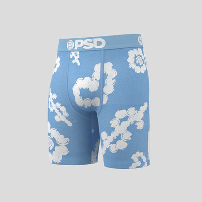 RECREATION- 平口四角褲-天藍雲朵-藍色