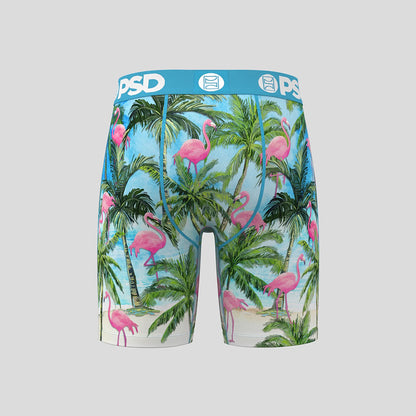 ANIMAL- 平口四角褲-小島時光-藍色