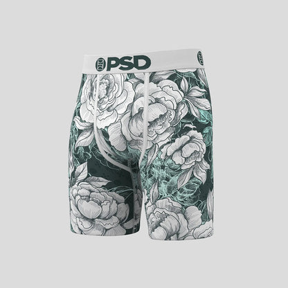 FLORAL- 平口四角褲-純粹-灰色