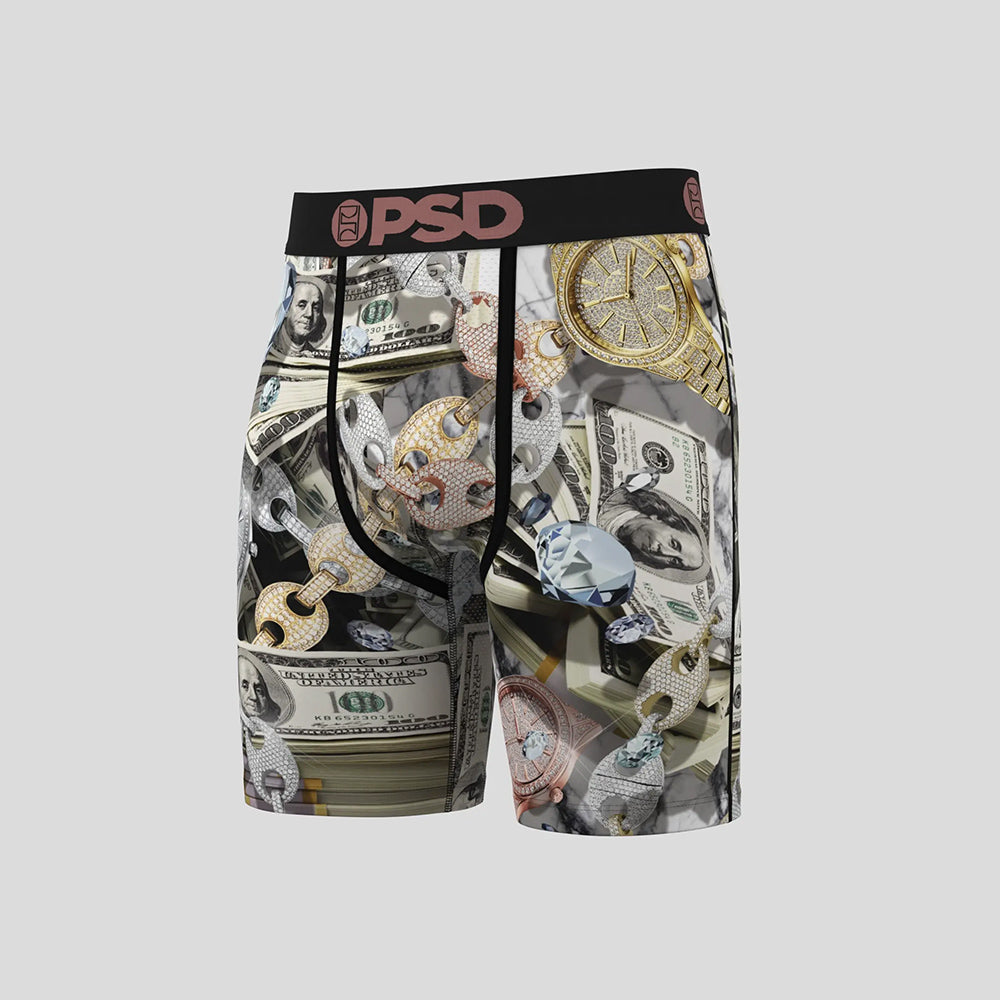 3-Pack - Boxer Briefs - Palm Tree Paradise - Blue