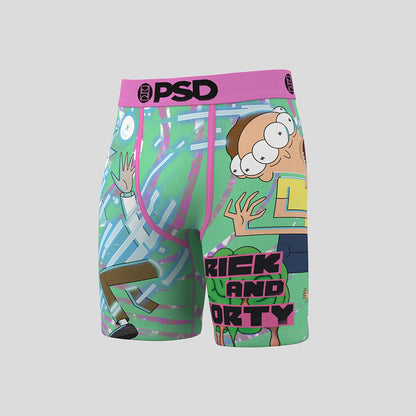 3-Pack - Boxer Briefs - Palm Tree Paradise - Blue